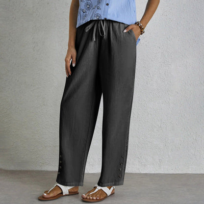 Celena™ | Pantaloni Buttoned Senza Sforzo