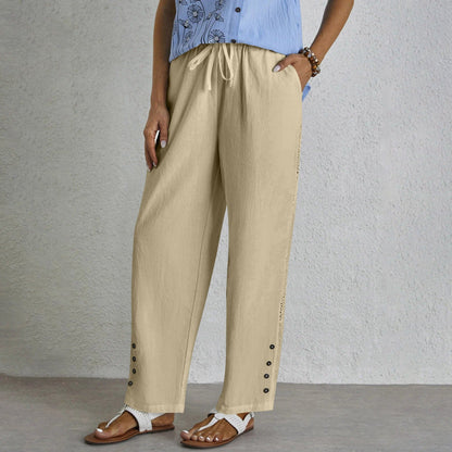 Celena™ | Pantaloni Buttoned Senza Sforzo