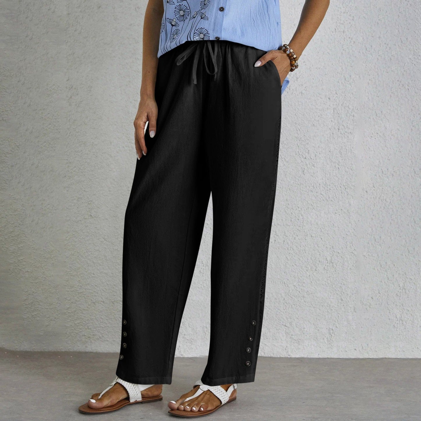 Celena™ | Pantaloni Buttoned Senza Sforzo